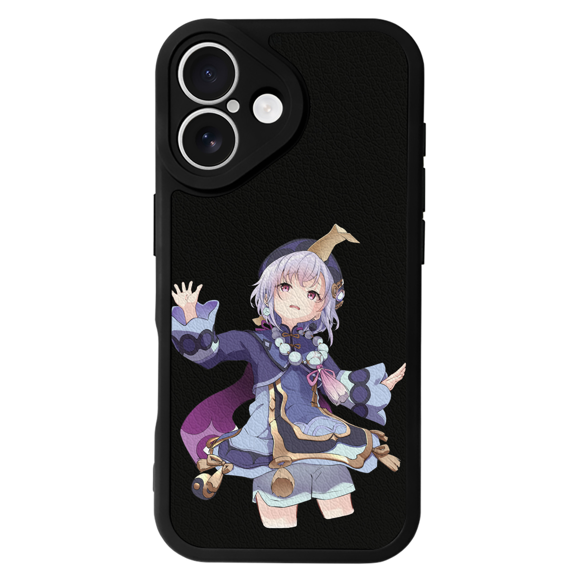 げんし神 七七 なな  genshin Nana 【iPhone 16シリーズ対応】シリコンスマホケース（レザー調） 材質：シリコン